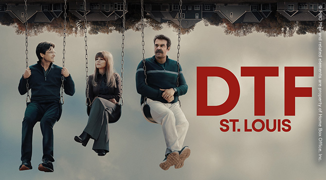 DTF st louis series poster of three people