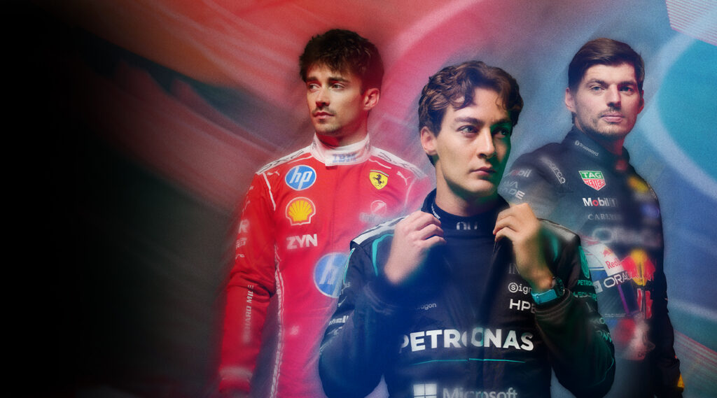 Formula 1 trys lenktynininkai