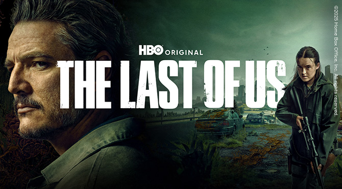 vyras kairėje ir mergina su ginklu dešinėje