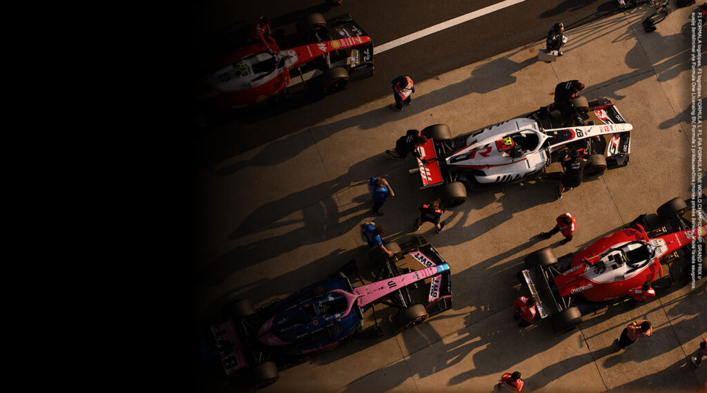 formula 1 cars