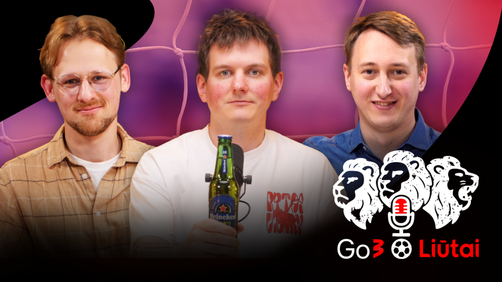 trys vyrai roziniam fone